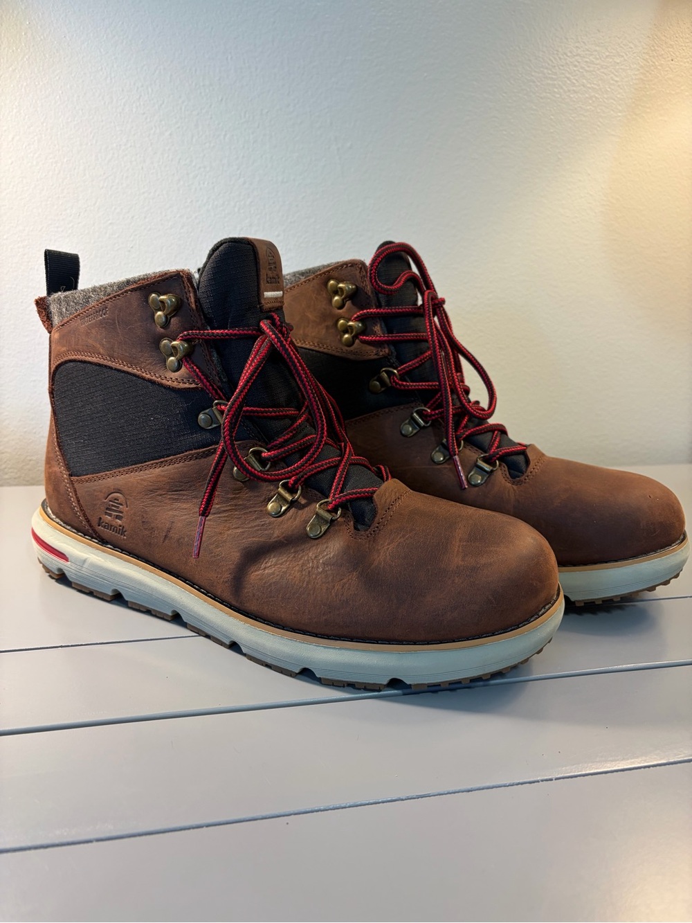 Kamik Men's BRODY Winter Boots Size 11 Water Proof Insulated Brown